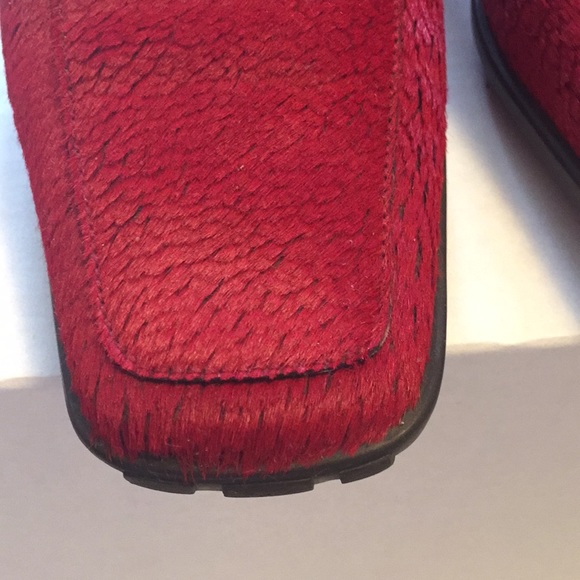 Chanel Loafers size 36 Red w Leather and Fur - Picture 2 of 15